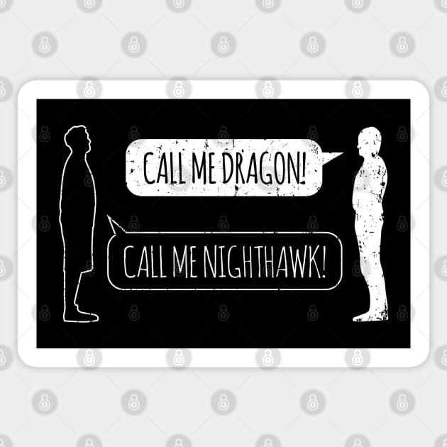 You Have to Call Me Dragon (Bubble Variant) Sticker by SaltyCult